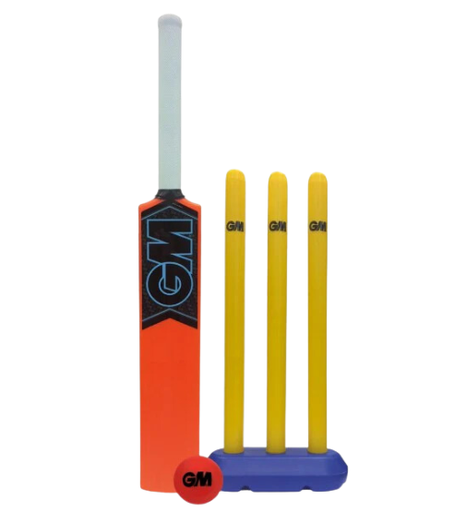 [13266] Cricket Set Plastic Gunn & Moore Size 1