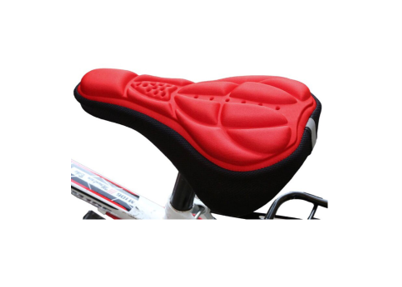 [10040] Cycle Bicycle Seat Pad Red    