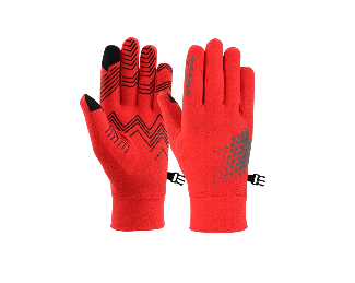 [13120]  Cycling Gloves REDRUM Men|Women Full Finger Red L/XL