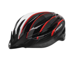 [11584] Cycling Helmet Dunlop Junior Black/Red