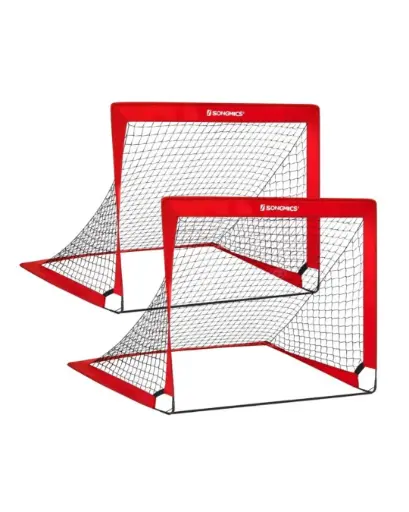 [11891] Pop up Goal 4ft x 3ft Red Pair
