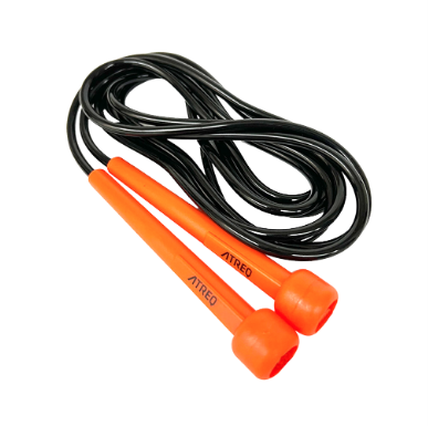 [13917] Skipping Rope Adult Atreq Black| Orange 9ft
