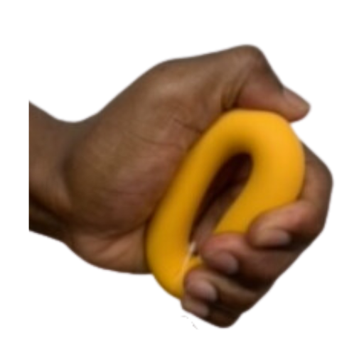 [13890] Donut Hand Grip Style Yellow
