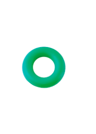 [13888] Donut Hand Grip Style Green