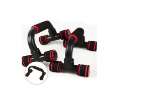 [13898] Push Up Bar Black|Red