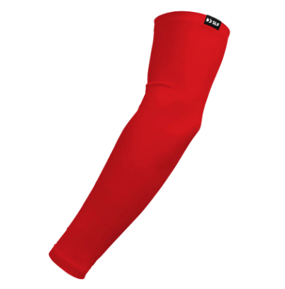 [11399] Elbow Sleeve Non Padded Red Single Large