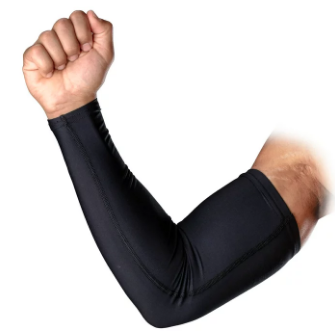 [13650] Elbow Sleeves Non Padded Black Large (Pair)