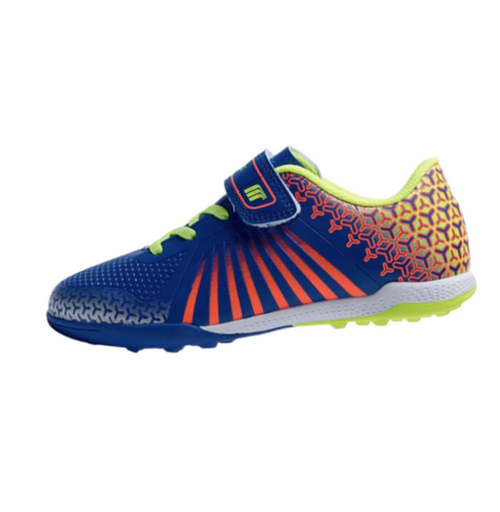 [13647] Astro Turf Trainers Blue|Orange|Green Kids UK5|US5.5