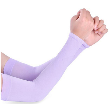 [13648] Elbow Sleeves Non Padded Lilac One Size (Pair)
