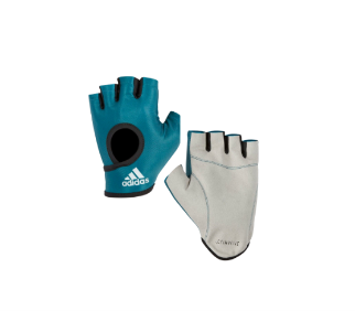 [11440] Workout Gloves Adidas Blue|Black Medium