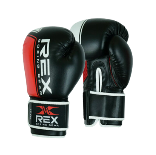[12812] Boxing Gloves REX 12oz Black|Red