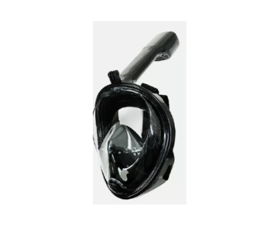 [10754] Full Mask Snorkel Set Black S/M  