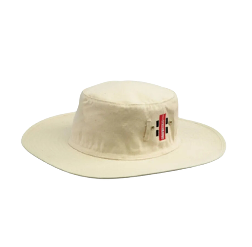 [13334] Cricket Sun Hat Gray Nicolls Cream XLarge