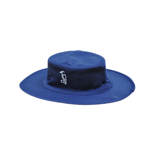[13332] Cricket Sun Hat Kookaburra Navy Medium 