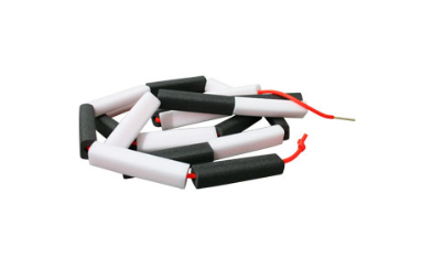 [2151] High Jump Flexi Crossbar 4m White/Grey