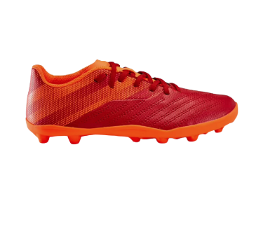 [11863] FG Boot Kipsta Agility 140 Junior Burgundy|Orange UK2.5|US3.5