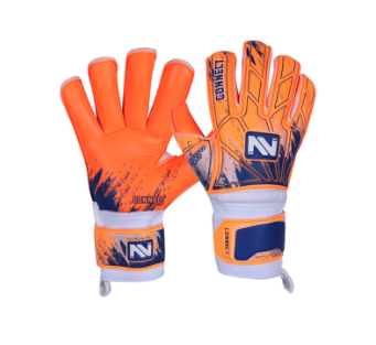 [13329] GK Gloves Connect Orange|Blue|White Size 10