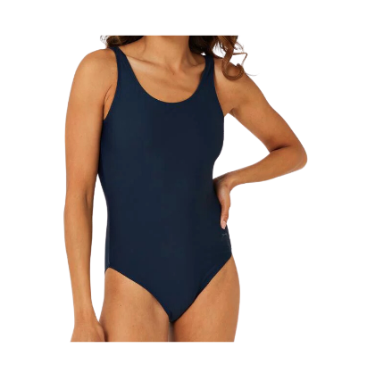 [12134] Swimsuit Slazenger Ladies One Piece Navy Size 12 M
