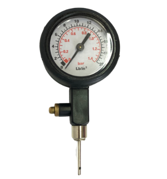 [10876  ]  Pressure Gauge Black Precision