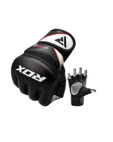 [6275] Boxing Grappling Gloves RDX PF12 Black|White Large