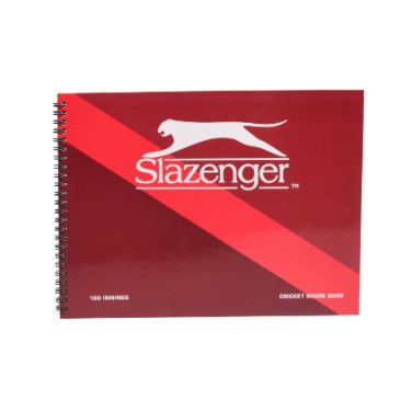 [34076] Cricket Score Book Slazenger 100 Innings 