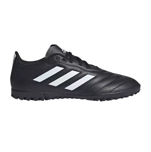 [13858] Astro Turf Trainers Adidas Goletto  Black|White UK7.5|US8