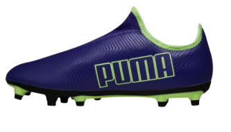 [13079] FG Boot Puma Finesse Senior Purple|Green UK12US13