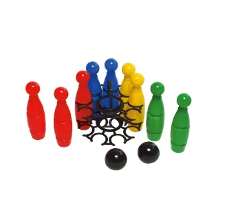 [12399] Skittle Set w/9 Pins & 2 Balls