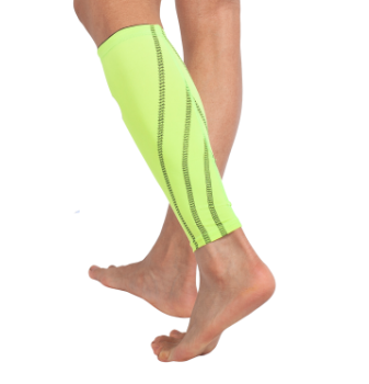 [11394] Leg & Shin Compression Sleeve Fluo Yell|Black M