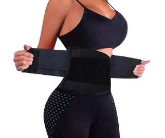 [7818] Slimming Waist Trainer  with Dual Adjustable Belt L