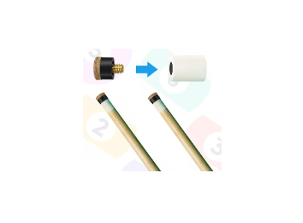 [9466] Snooker/Pool Screw on Cue Tips 10mm Pack of 2