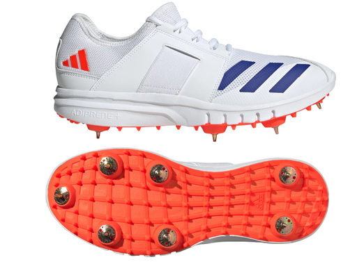 [12941] Cricket Shoe Adidas Howzat White|Blue UK9/US9.5