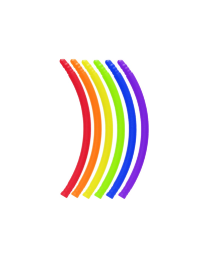 [13638] Hula Hoops Multi (Connectable) 48cm Set of 6