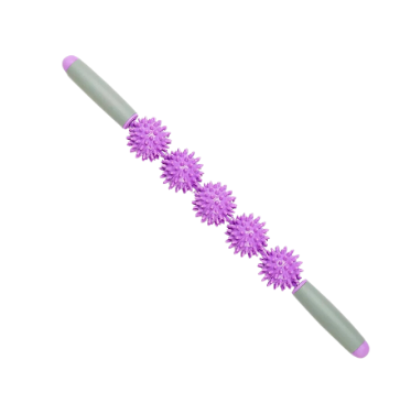 [10719] Spiked Massage Roller Stick Purple