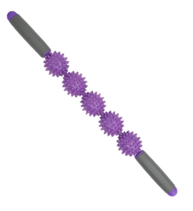 [10719] Spiked Massage Roller Stick Purple