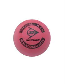 [11664] Squash Balls Dunlop Pink Mini