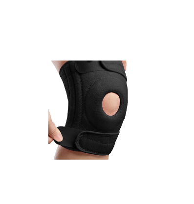 [10541] Knee Support Open-Patella Black S|M