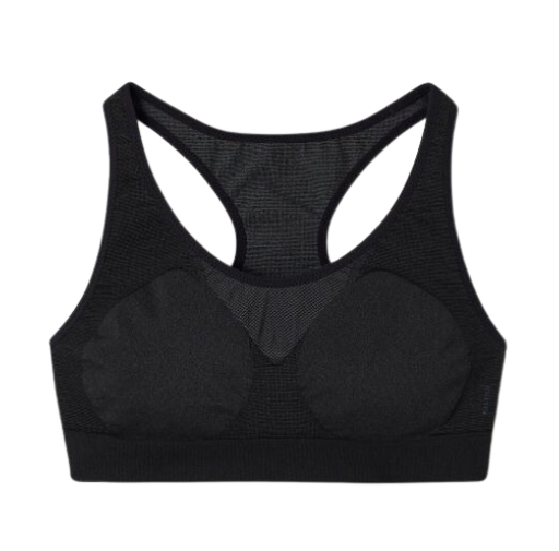 [102082] Sports Bra Mid Support Black Medium