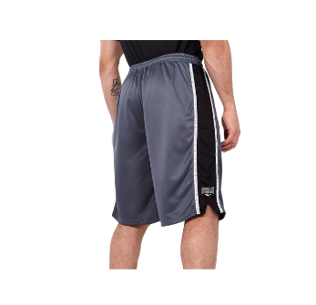 [100490] Basketball Shorts Everlast Grey|Black Small