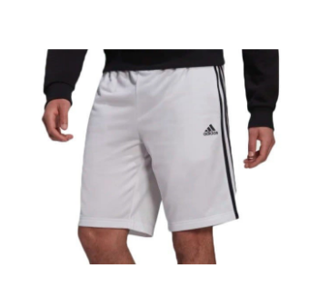 [H48436] Shorts Adidas Men's Tricot Regular 3-Stripes White|Black L