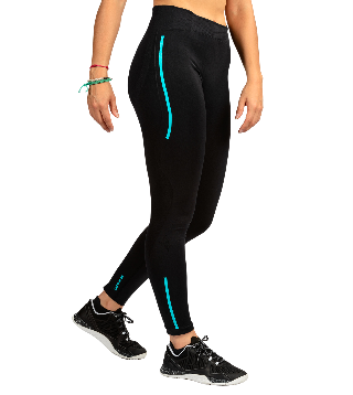 [CL10054 ] Tights Ladies Ankle Length Black L