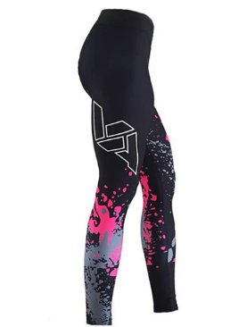 [CL100553 ] Tights Ladies Ankle Length Black|Purp|Pink Small