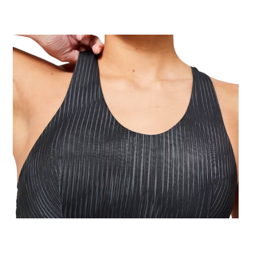 [100770] Sports Bra Medium Support Black|Grey Medium