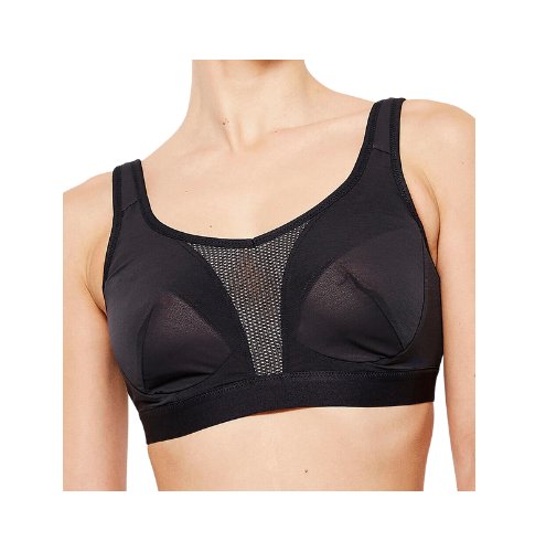 [100740] Sports Bra High Support Black Medium
