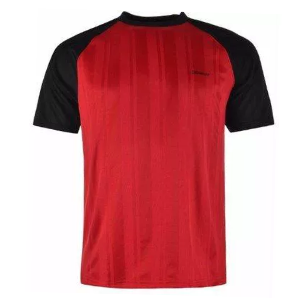 [CL10036] T-shirt Donnay Red|Blk Small