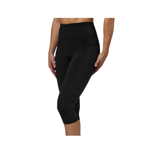 [100401] Tights Ladies 3/4 Black Medium