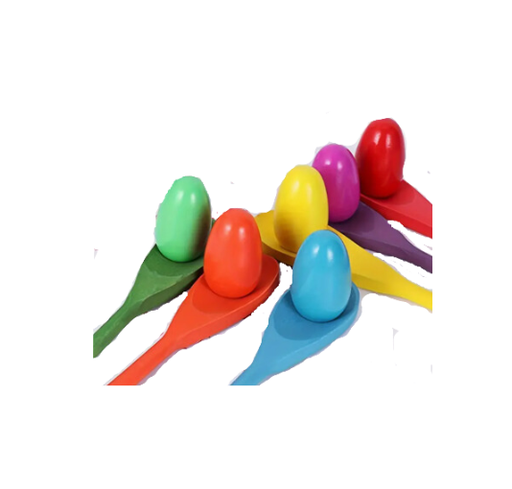 [10070] Egg & Spoon Set 6 PC