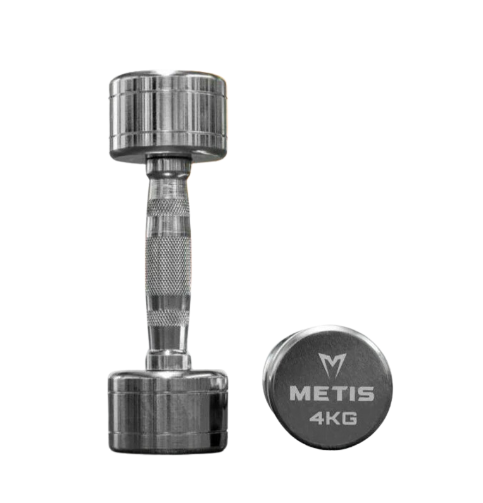 [10103] Dumbbells Metis Chrome 4kg|8.8lbs (Pair)