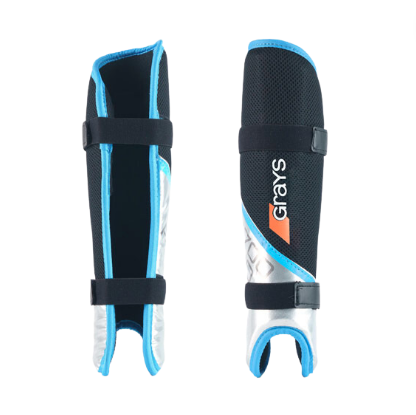 [11635] Hockey Shin Guards Grays G700 Pro Navy|Sky XLarge