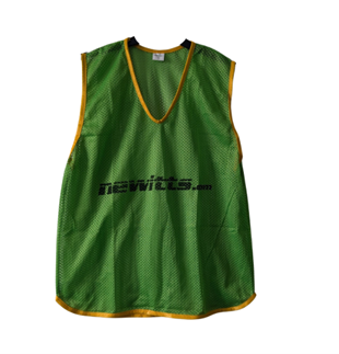 [10086] Training Bibs Youth Small Green/Yellow 10pk